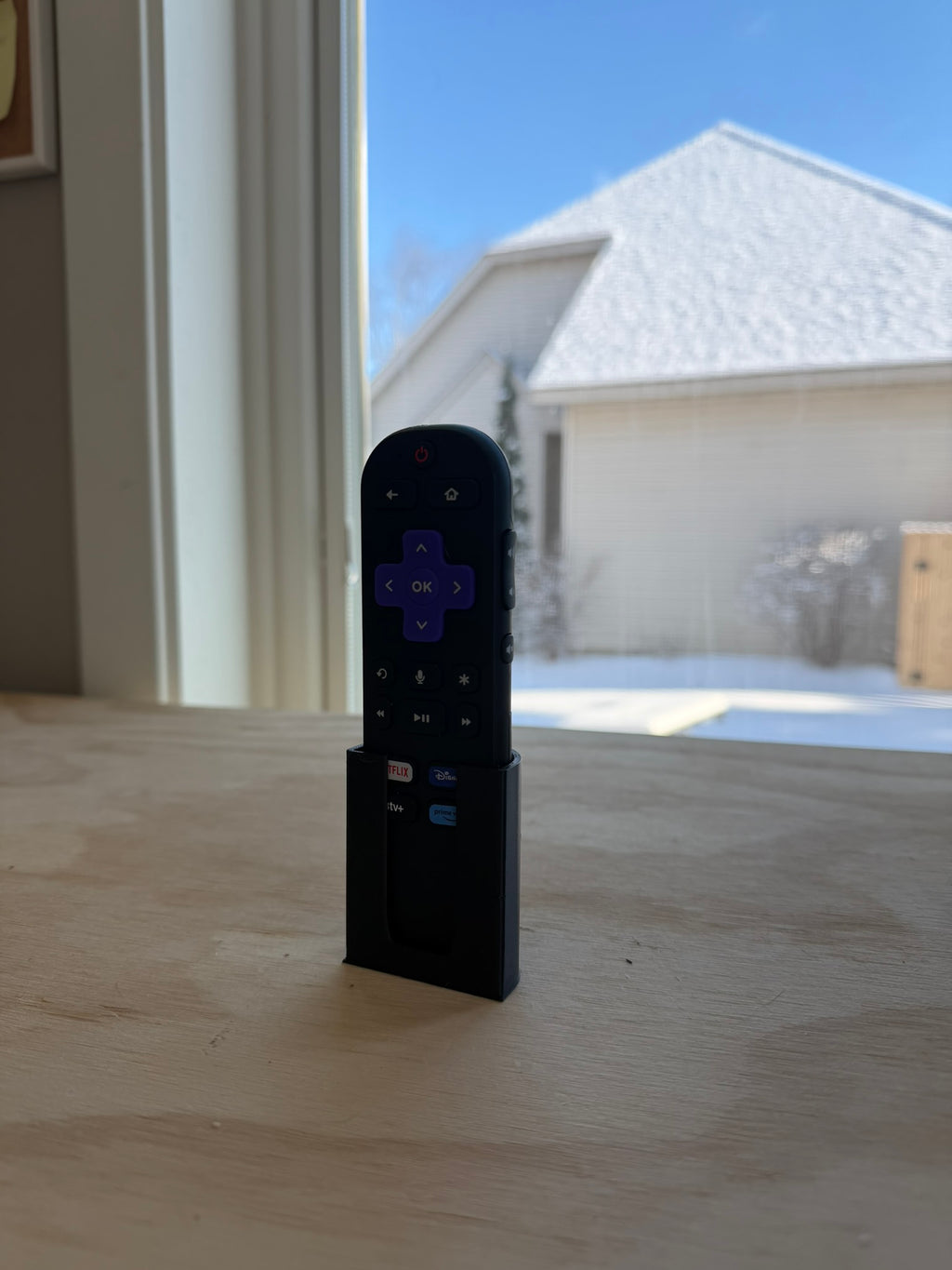 Roku remote wall mount-Never lose your remote again.