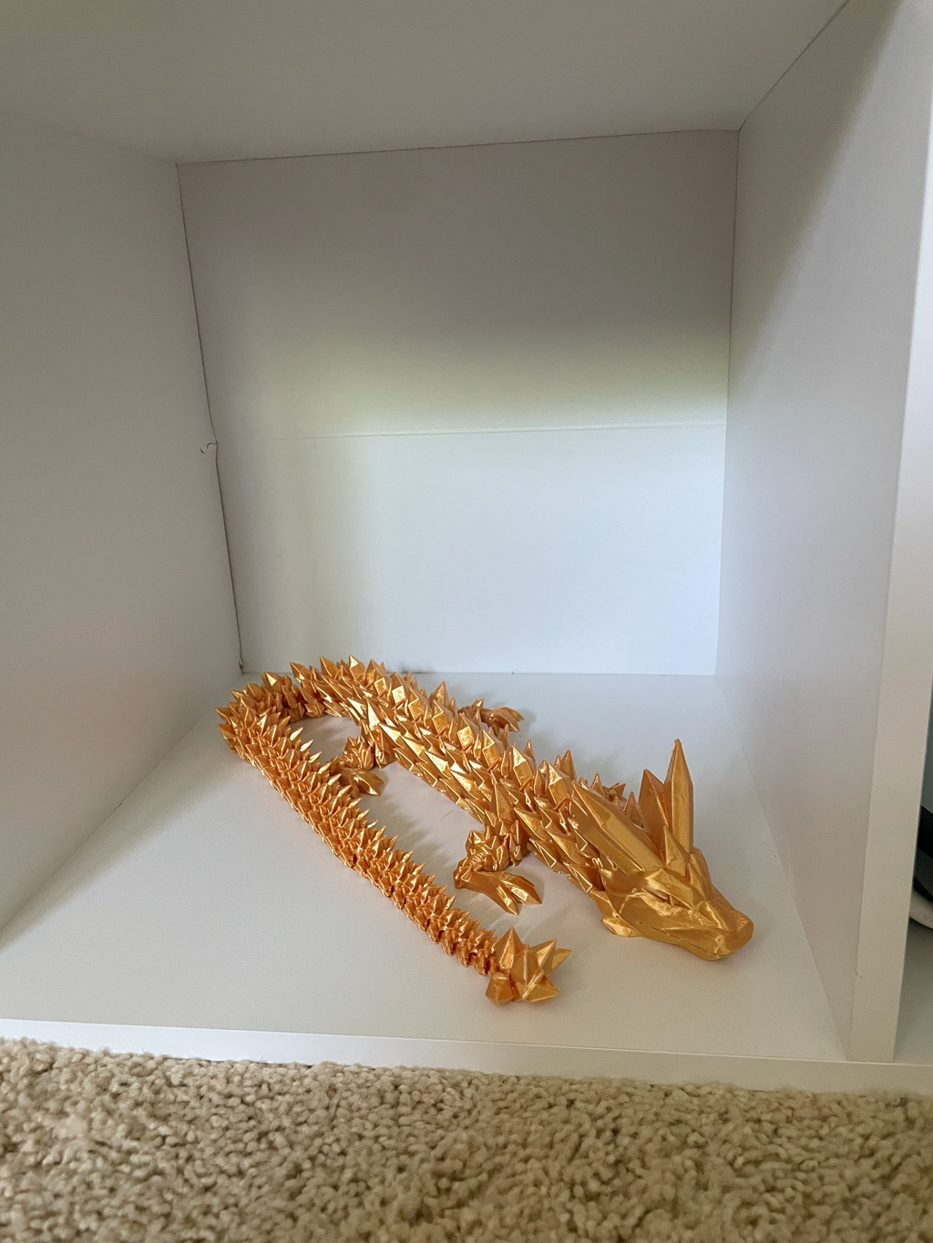 Aticulated crystal fantasy dragon