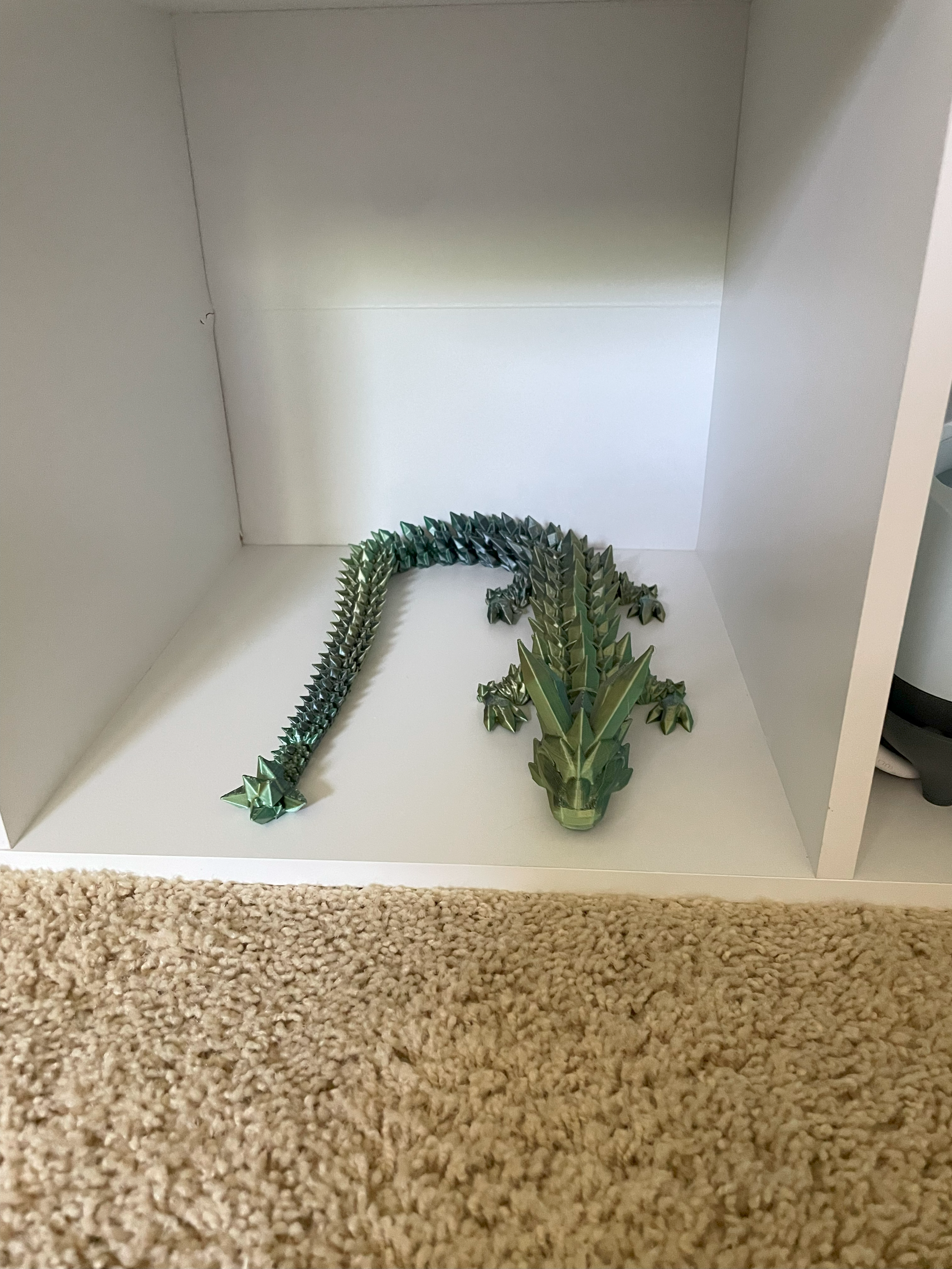 Aticulated crystal fantasy dragon