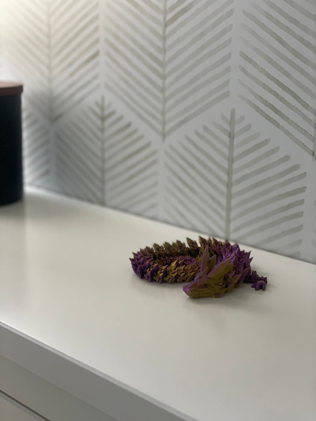 Mini articulated crystal fantasy dragon